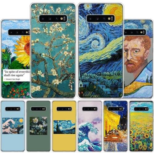 Aesthetic Van Gogh Phone Case For Samsung Galaxy S10 S20 FE S21 Ultra Note 10 9 8 S9 S8 S7 Edge J4 J6 J8 Plus Lite + Cover Coque