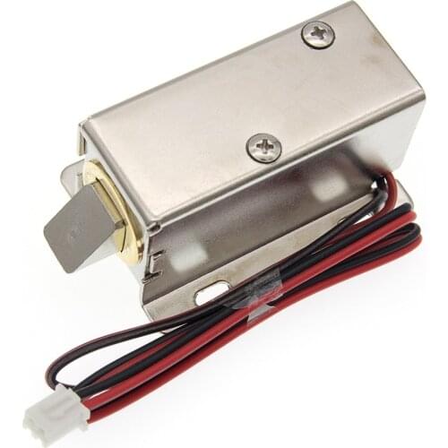 Electronic Lock Catch Door Gate 12V 0.8A Release Assembly Solenoid Access Control
