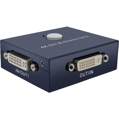 HDMI Switch 4K@30Hz 2X1 DVI Bi-Directional HDMI Switcher UHD 4Kx2K Splitter for HDTV/PS4/ One/Apple TV/Fire Stick