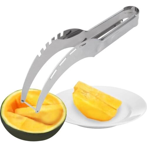 Stainless Steel Watermelon Papaya Slicer Multifunctional Vegetable Fruit Knife Cutter Corer Kitchen Tools Gadgets