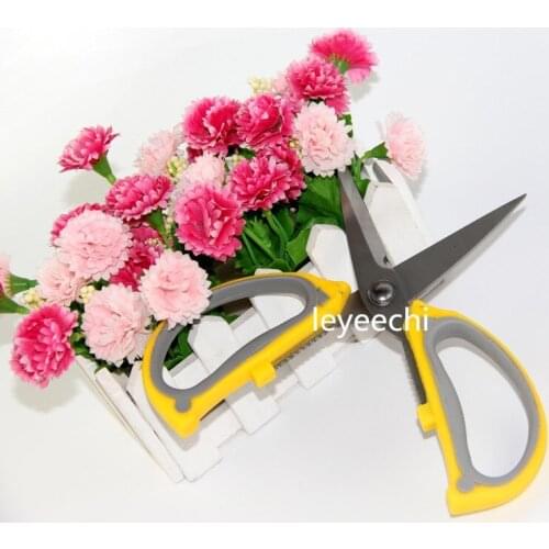 Length 20cm,Thickness 2mm stainless steel+PP gardening scissors fruit picking cutter Kitchen scissors Gardening scissors