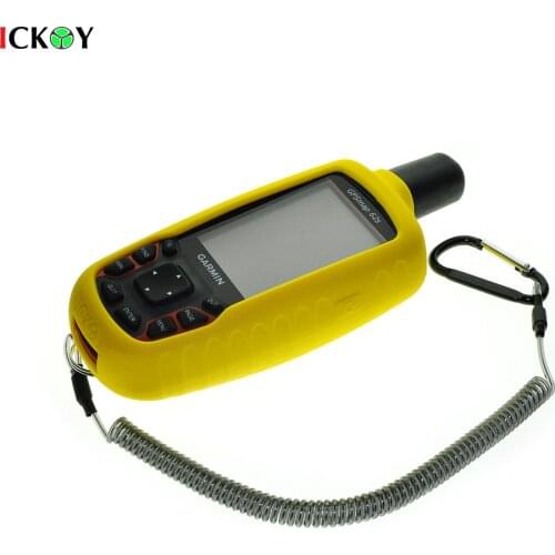 Protect Case Cover+Retractable Stretch Coiled Lanyard Rope for Garmin GPSMAP 62 63 64 62s 62sc 62st 62stc 64st 63sc 63st