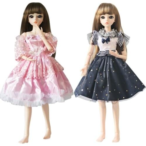 1/3 Fashion Doll Clothes Clothes for 60cm BJD Dolls Toys for Girls Fashion Wedding dress clothes Accessories Dolls Toy