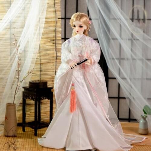 1/4 1/3 BJD Clothes Japanese Ancient Costume Kimono Hanfu Outfit for BJD/SD MSD Girl ID72 80cm Strong Uncle Doll Accessories 182