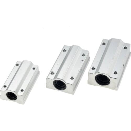 1PC SCS8LUU Long Type Linear Ball Bearing Block CNC Router SCS10LUU SCS12LUU SCS16LUU SCS20LUU