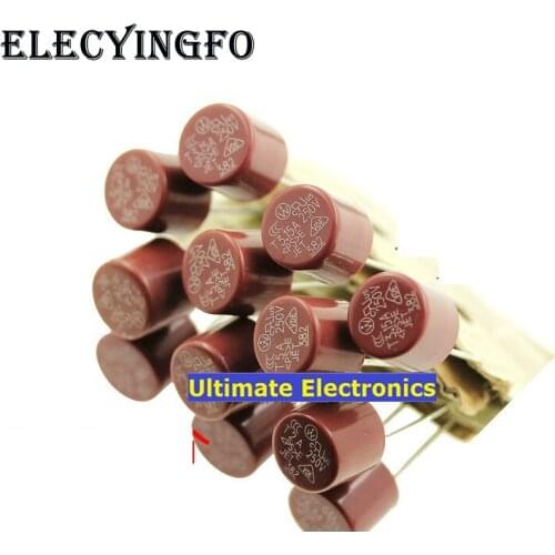 10pcs 8*8 cylindrical fuse 382 round LCD power supply safety valve T1A/2A/3.15A/5A/6.3A slow break