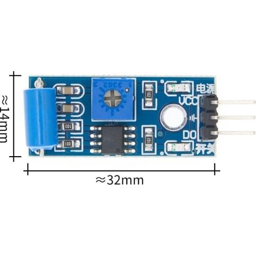 10PCS SW-420 Motion Sensor Module Alarm Sensor Induction Module Vibration Switch