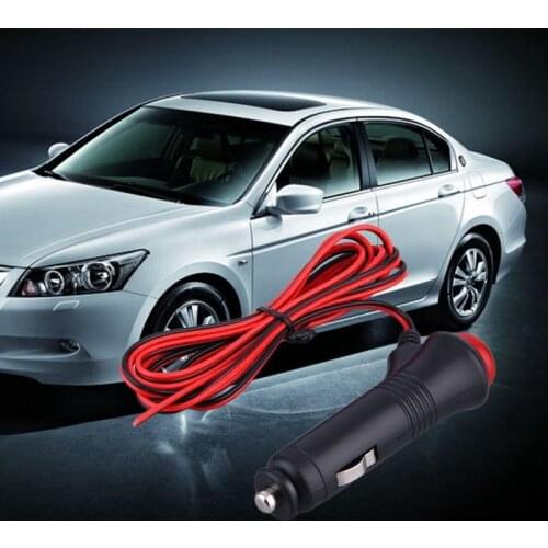 12V 24V Male Car Cigarette Lighter Power Socket Plug Connector On Off Switch