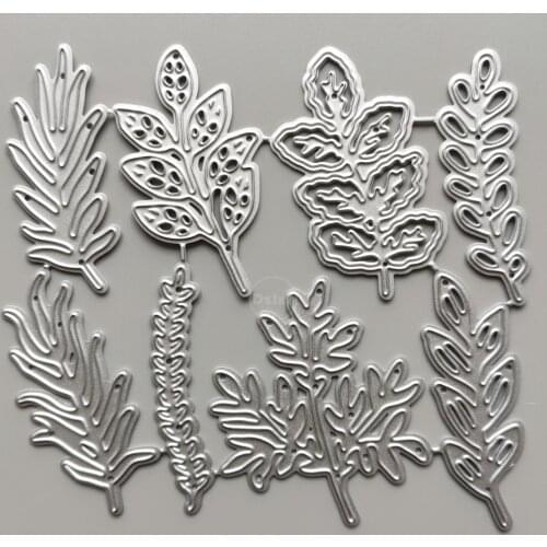 2021 Leaves Metal Cutting Dies DIY Scrapbooking Paper Photo Album Crafts Mould Cards Embossing Mold Stencils for Decor
