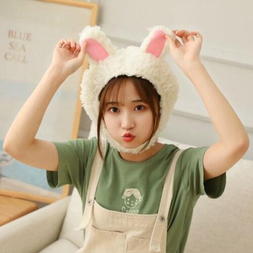 2021 Fashion Plush Womens Frog Hat Beanie for Men/children/Boys/Girls HOOK & LOOP Animal Ear Winter Hat Xmas Gifts Bonnet MZ044