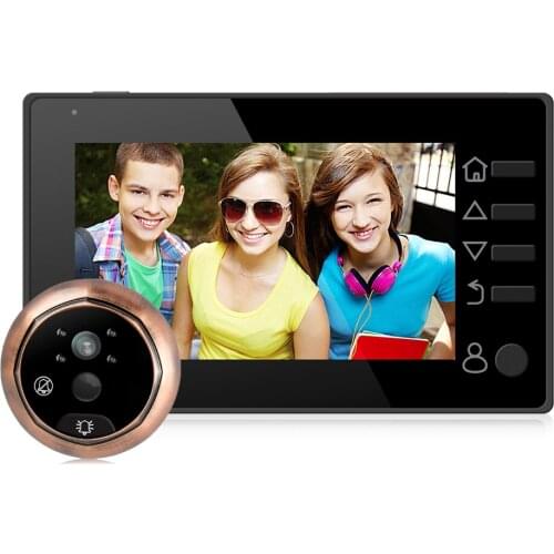 4.3Inch 3MP 160 Degree Wide Angle Peephole Viewer Video Door Phone