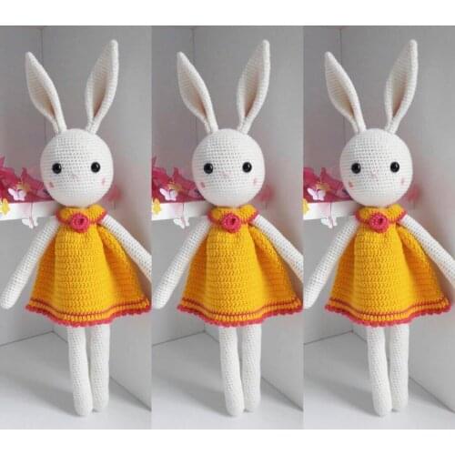 Organic Special Production Girl Knitting Amigurumi Toy Baby