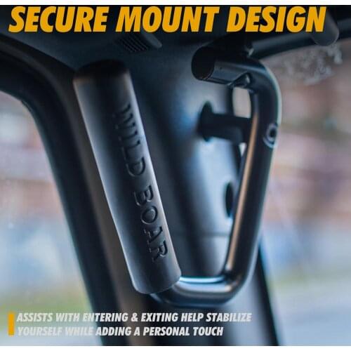 2x Front Handles Grab Handle Grab Bar Car Handrail for Jeep Wrangler JK Rubicon Sahara Sport 2007-2017