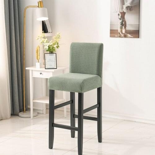 Bar Chair Cover Elastic Slipcover High Stool Chair Protector Seat Cover Banquet Wedding Party Room