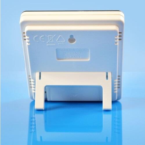 Digital LCD Humidity Hygrometer Temperature Thermometer Room Time Display with Large Screen