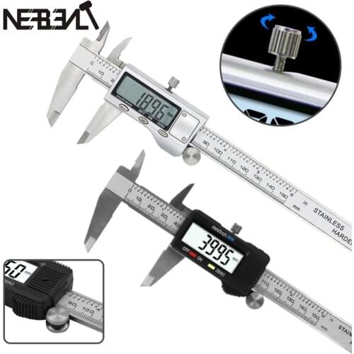 6 Inch 0-150mm Measuring Tool Stainless Steel Digital Caliper Electronic Caliper Micrometer Depth Measuring Tools