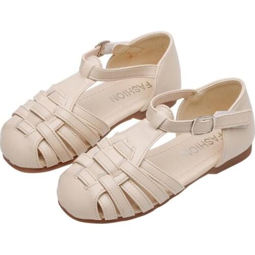 CMSOLO Kids Sandals Shoes Fashion New Summer Baby Shoes Boys Girls Beach Running Sports Roman Shoes Flat Heel Sandal Shoes