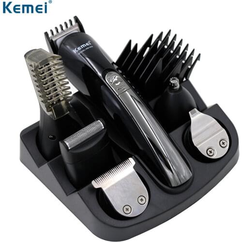 100-240V kemei electric razor electric shaver beard shaver hair trimmer hair clipper men shaving machine nose hair cutting