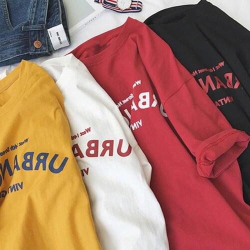 Women Print T-Shirt O-neck Short Sleeve Female Streetwear Oversized TShirt Casual shirts clothes summer Loose Hipster Tops Tees