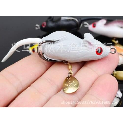 100pcs/lot 2" 5.08cm classic Lure frog bait 0.3OZ 8.57g blackfish bait lures hard bait dw6113c Swimbait Lure