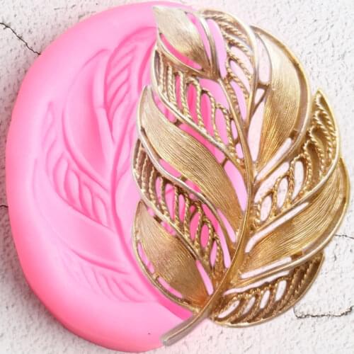 Leaf Silicone Molds Leaves Fondant Mold DIY Cake Decorating Tools Candy Chocolate Gumpaste Moulds Polymer Clay Jewelry Moulds