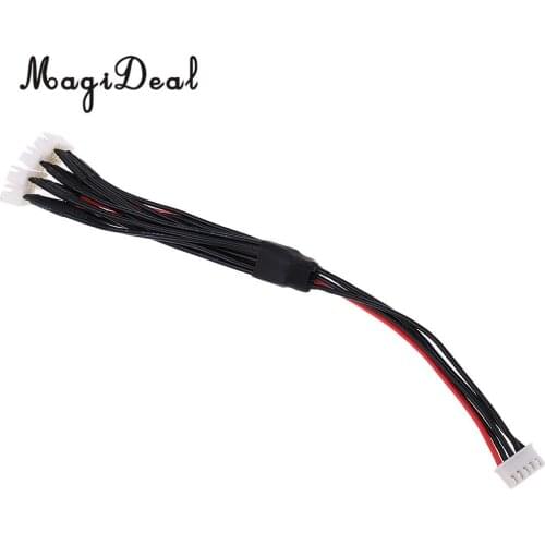 MagiDeal 4S Charger Cable Parallel Charger Connector XH Interface 1 Drag 4 for Remote Control Vehicle Model Accs