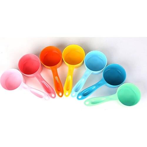Super pet food spoon Dog and cat food bread scoop shovel measuring cup The dog pet products Straight round food scoop