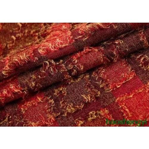 Fashion Casual Classic Plaid Texture Creative Plaid Fashion Fabric / Half Meter Price