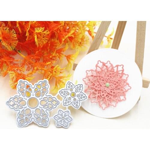 Flowers Petal Set Metal Cutting Dies Embossing Mold DIY Scrapbooking Album Paper Craft Knife Mould Cards Blade Punch Stencils