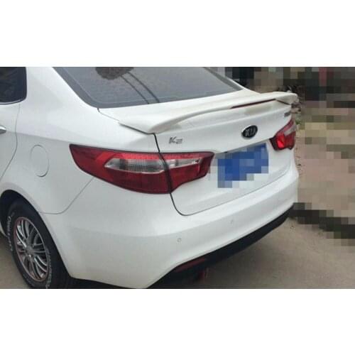 RQXR unpainted ABS tail wing rear spoiler for kia k2 rio 2011-2016