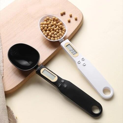 500g/0.1g Digital LCD Spoon Scale Portable Coffee Sugar Measuring Spoon Cup Electronic Kitchen Scales Baking Accessories