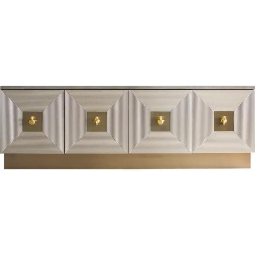 American light luxury high-end new TV cabinet modern simple living room lockers bedroom living room furniture