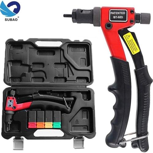 Manual rivet gun kit BT-603 Hand Rivet Nut Gun Insert threaded Mandrels Manual Riveters Nut Gun for Riveting M3 M4 M5 M6 M8 M10
