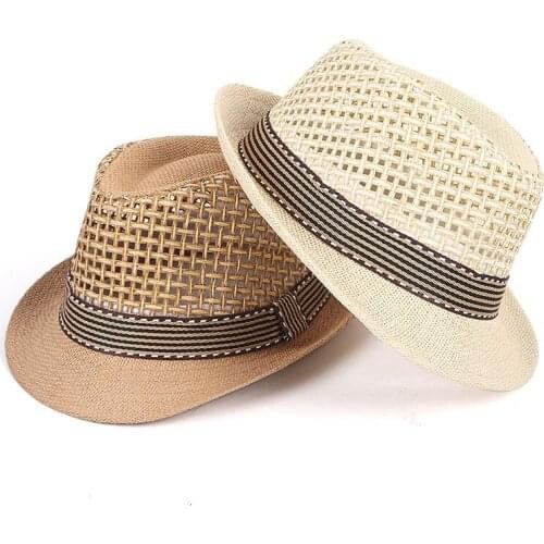 Summer Ladies Sun Hat Sweet Colorful Tassel Ball Mens Straw Hat Girl Retro Beach Panama Hat Jazz Fedora Hat