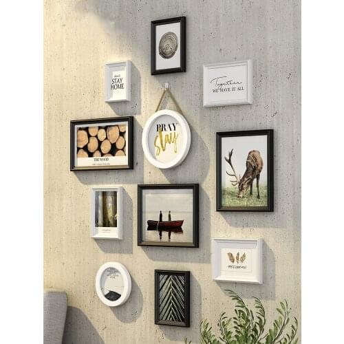 GY Vertical Version Photo Wall Decoration Simple Modern Hallway Photo Wall Creative Wall Hanging Wall Combination Punch-Free