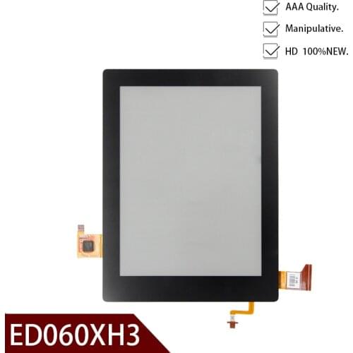 High Quality Original 6 inch For e-ink ED060XH3 touch+ Backlit E-ink Screen For kobo aura(non HD) 6.0 inch eReader LCD Display