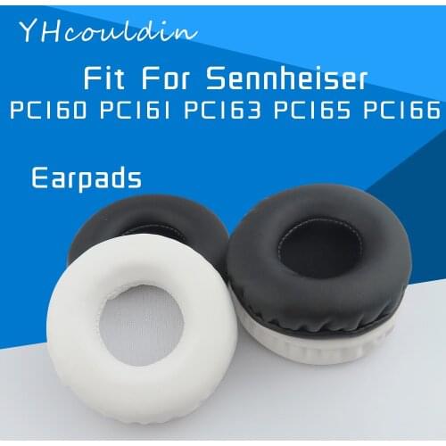 YHcouldin Earpads For Sennheiser PC160 PC161 PC163 PC165 PC166 Headphone Accessaries Replacement Wrinkled Leather