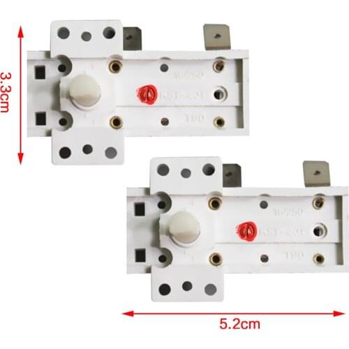 1PCS 16A 250V Electric Heater Temperature Controller Parts Thermostat Lamp Control Switch Household Appliance Accessories