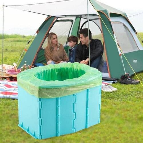 1 Pcs Portable Toilet Travel Folding Toilet Urinal For Camping Outdoor Fishing Trip Seat Hiking For Kid Mobile Gift Hiking M0X9