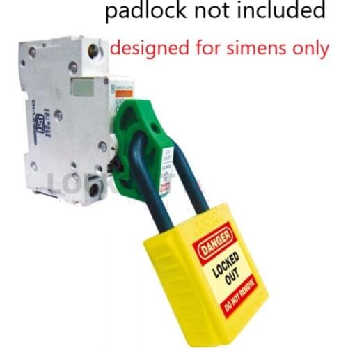 10pcs/lot green MCB Circuit Breaker Lockout