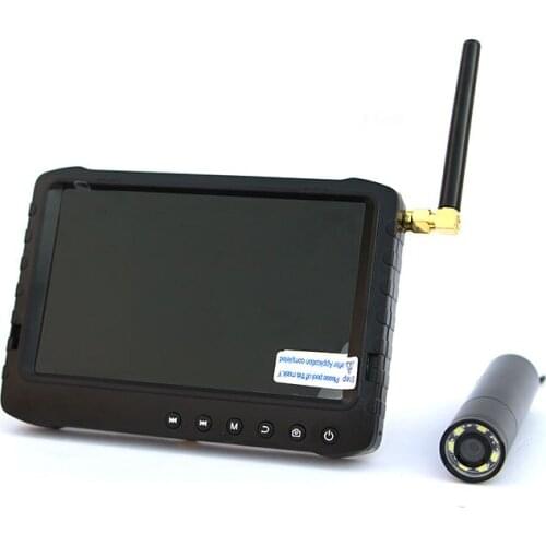Portable 380mAh Li-battery Powered 2.4G Wireless Camera DVR Kit for Pipe/ Drain/Sewer/Chimney Inspection