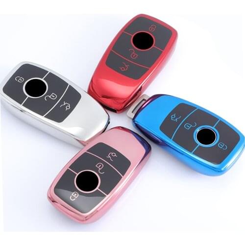 TPU Car Key Cove for Mercedes Benz W213 2017 E Class 2018 S Class for Mercedes Benz E350e Key Case for Mercedes Benz Accessories