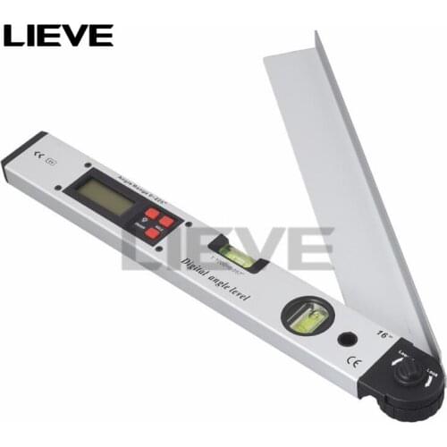 Digital Electronic Protractor angle finder Level Measuring Gauge meter inclinometer ruler 0-225 degree 400MM metal material