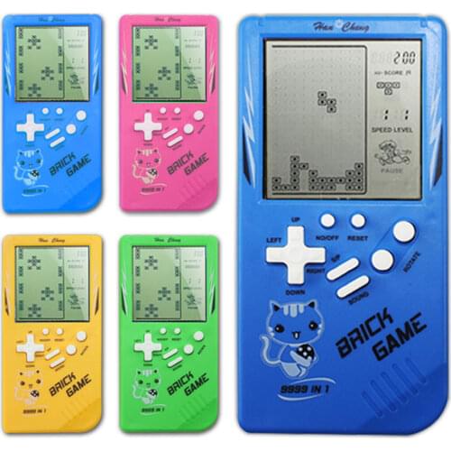 Kids Toys Classic Tetris Hand Held LCD Electronic Game Toys Fun Brick Game Riddle Handheld Game Console Toy For Baby Approving