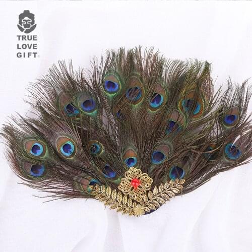 Custom Wedding Feather Fan Spanish Style Dance Fan Bride Bridesmaid Photo Prop Decoration Handmade Wedding Supplies Dropshipping