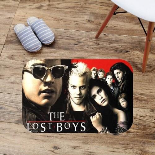 Bath Mats The Lost Boys Anti Slip Bathroom Mat Suede Floor Bath Mat Washable Toilet Rugs Custom Kitchen Carpet