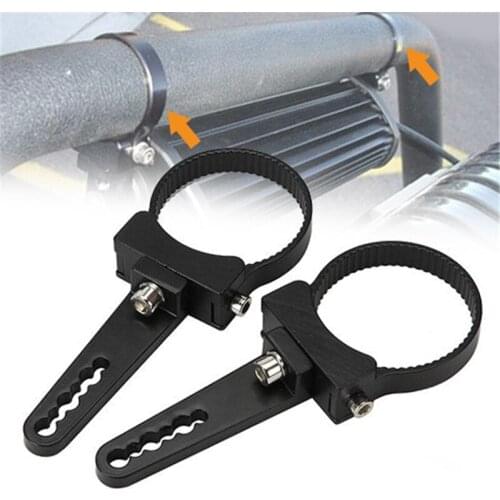 LED Light Bar Mounts Driving Light Headlight Holder Brackets Tube Bull/Roll Bar Clamps for Jeep Truck ATV 4x4 4WD Offroad