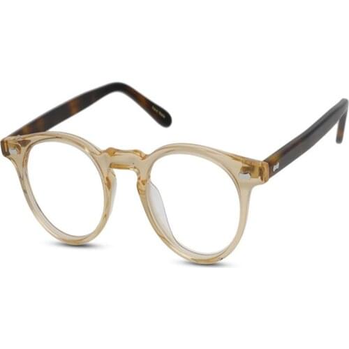 Retro Round Glasses Acetate Frame Men Progressive Multi-focal Lens Optical Eyewear See Near Far Vintage Reading Eyeglasses Women