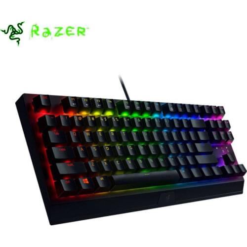 Razer BlackWidow V3 Tenkeyless Wired Gaming Keyboard 87 Keys RGB Mechanical Keyboard with Razer Yellow Mechanical Switches