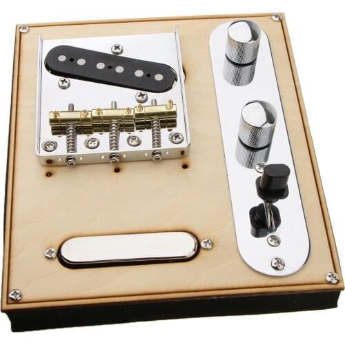 Guitar Bridge Pickup Assembly Set Musical Instrument Accessory for TL Electric Guitar 3.37x3.03x0.41inch Guitar Parts Accessori